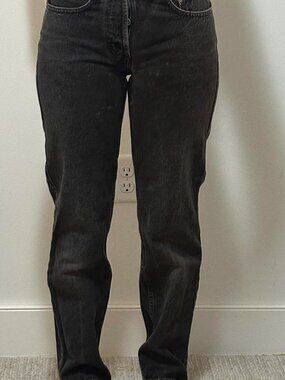 Gap Women's Black and Grey Jeans